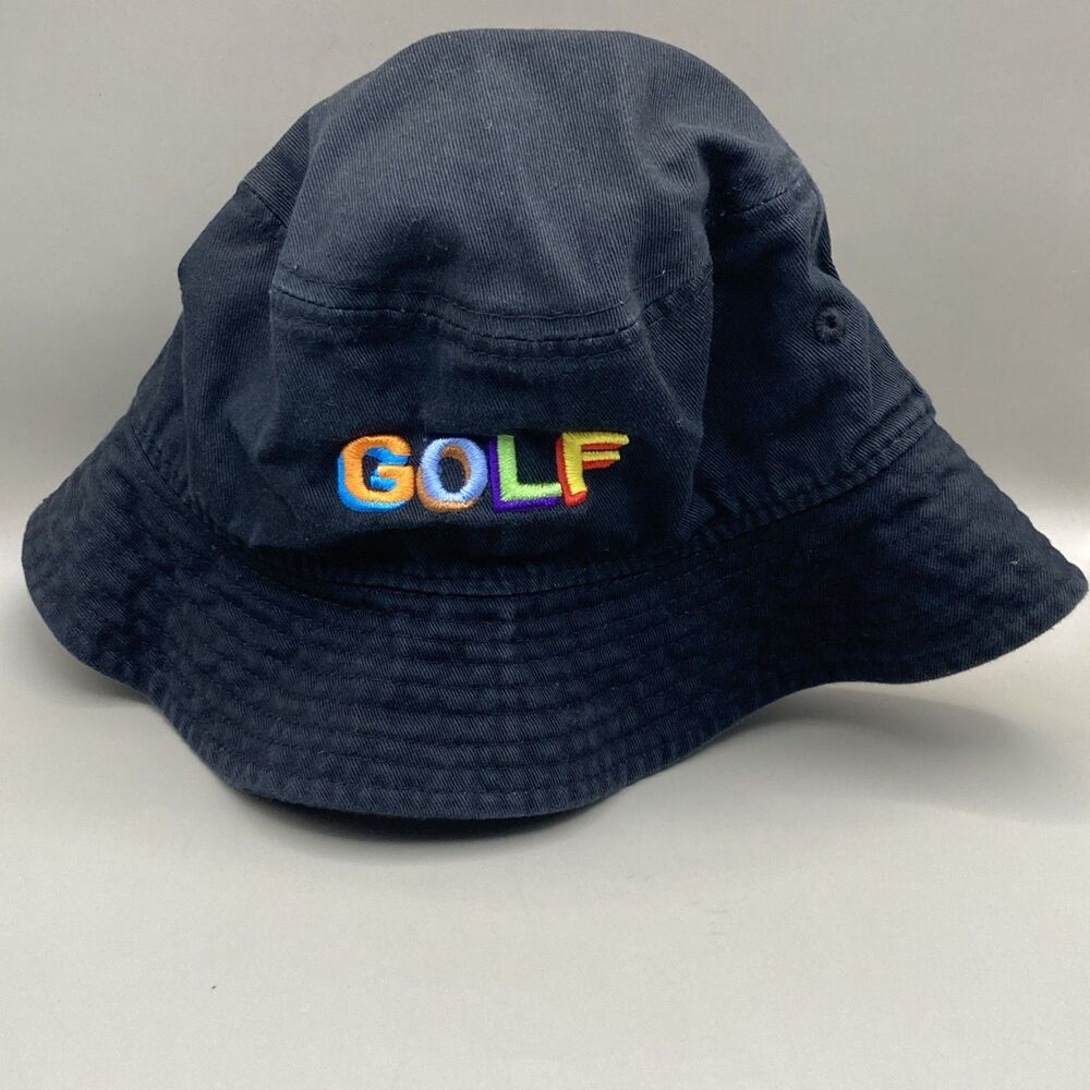 Golf Wang Tyler The Creator Black Bucket Hat One Size Hip Hop Rap Pop Culture - Picture 6 of 6